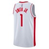 Dres Houston Rockets Jabari Smith JR 1 Nike 2022-23 Association Edition Bijela Swingman